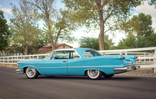 Картинка ретро, Imperial, Chrysler, классика, 1957