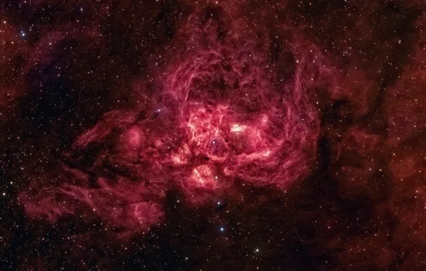 Картинка Звезды, Космос, NGC 6357, Эмиссионная, Туманность в Скорпионе