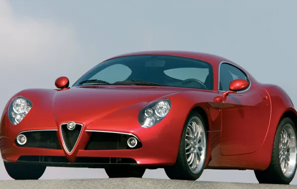 Картинка купе, Alfa Romeo, 8C