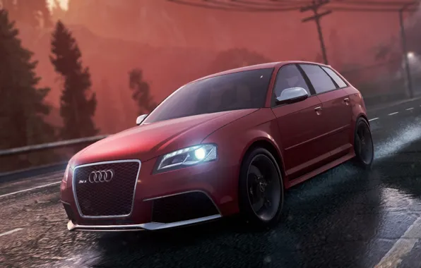 Картинка Audi, 2012, Need for Speed, nfs, Sportback, Most Wanted, RS3, нфс, NFSMW