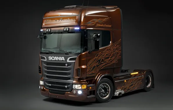 Картинка грузовик, тягач, скания, Scania