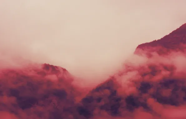 Картинка облака, горы, норвегия, фьорды