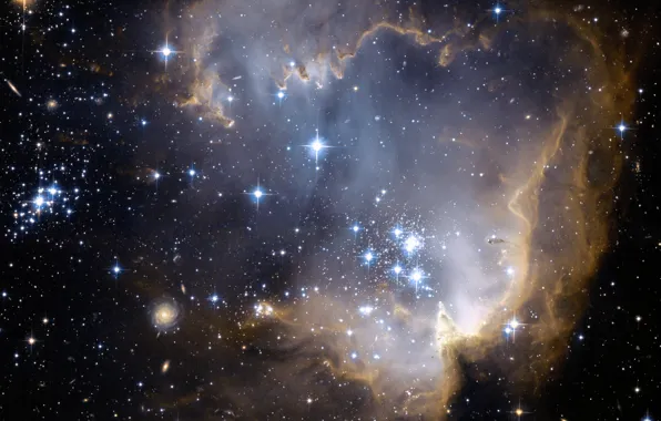 Картинка космос, туманность, NGC 602
