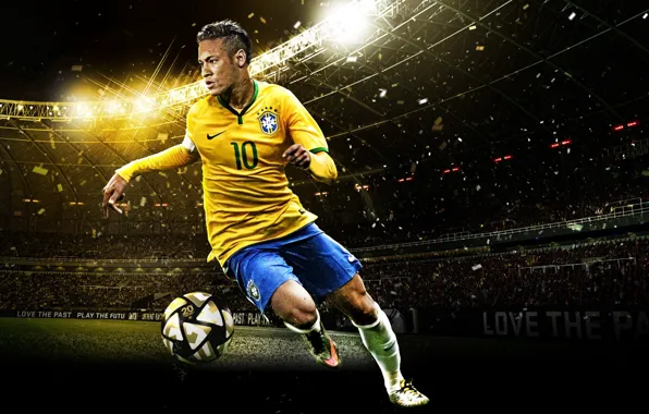 Картинка номер, форма, эмблема, причёска, Бразилия, Brasil, Neymar, PES16