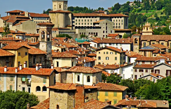 Картинка город, здания, Италия, Italy, Italia, town