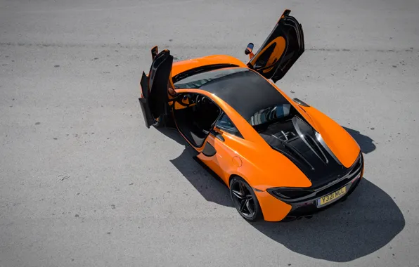 Картинка McLaren, вид сверху, 570S