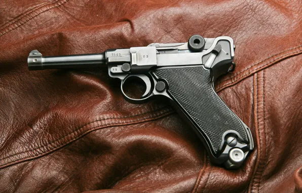 Картинка пистолет, оружие, P08, Люгера, Luger