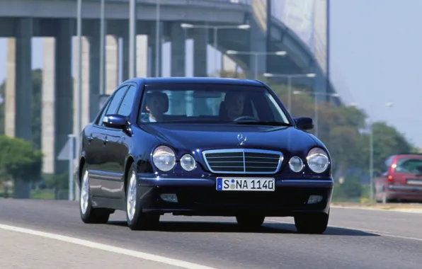 Картинка Mercedes-Benz, Mercedes, E-class, E-Klasse, 1999, E-класс, W210, Executivklasse, Лупатый, Глазастый, E240