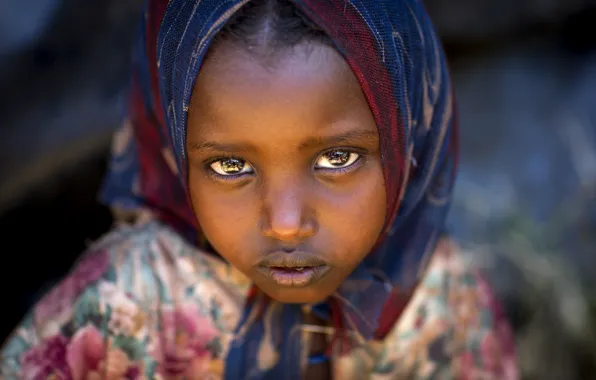 Картинка люди, человек, планета, ребенок, Африка, Эфиопия, Yabelo, девочка Бораны, Eric Lafforgue Photography