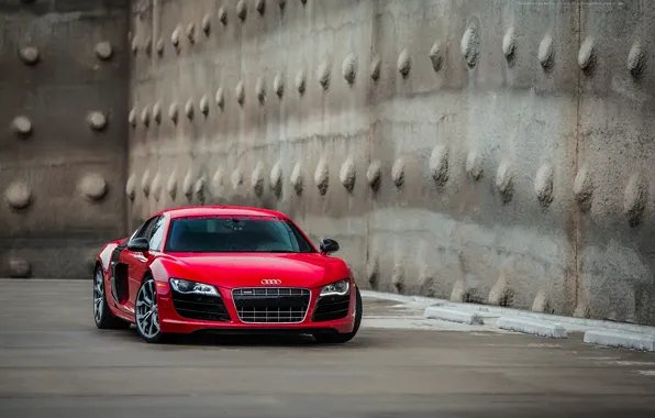 Картинка Audi, ауди, red, красная