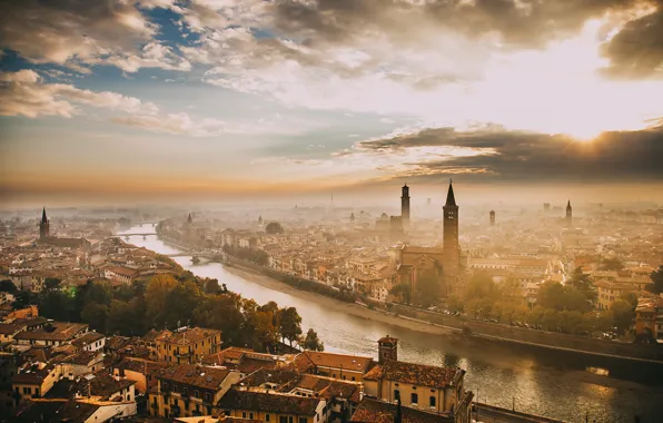 Картинка город, Italy, Verona
