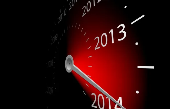 Картинка графика, часы, новый год, стрелка, цифры, 2013, 2014