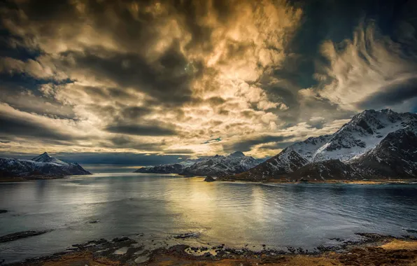 Картинка горы, Норвегия, Lofoten Islands