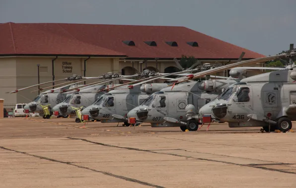 Картинка вертолеты, Maxwell Air Force Base, SH-60B Seahawks, летная школа