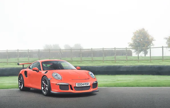 Картинка 911, Porsche, Red, GT3, 2015
