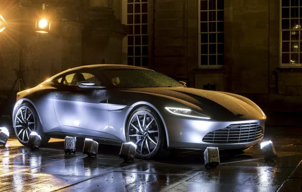 Картинка Aston Martin, подсветка, автомобиль, Концепт-кар, Купе, Concept car, DB10