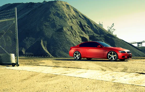 Картинка красный, бмв, BMW, red, e92, 3 серия