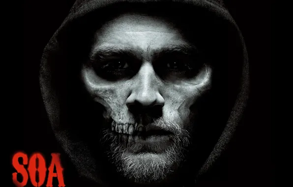 Картинка skull, logo, dead, California, man, president, face, death, blonde, assassin, shadows, bones, darkness, head, leader, …