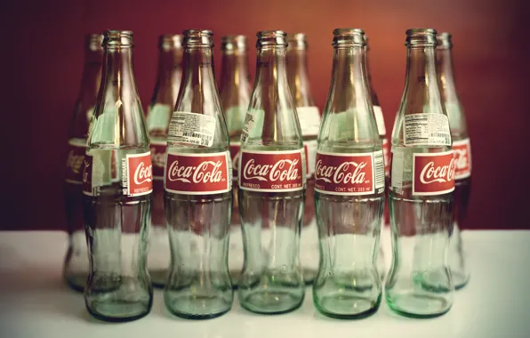Картинка вода, стиль, настроение, бутылки, напитки, coca-cola, кока-кола