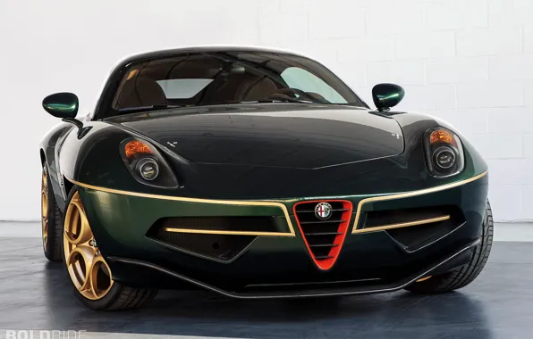 Картинка green, Alfa Romeo, front, Disco Volante, alfa