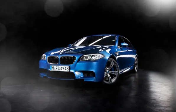 Картинка BMW, Car, Blue, Studio, Powerful, Ligth