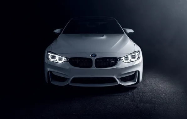 Картинка белый, бмв, BMW, white, Coupe, front, F82, Richard Le