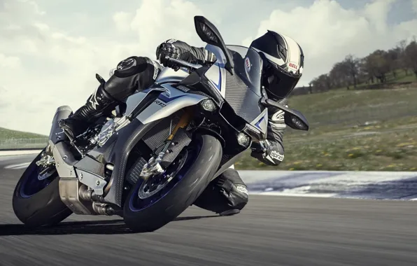 Картинка скорость, Мотоцикл, Yamaha YZF-R1, модель 2015 года