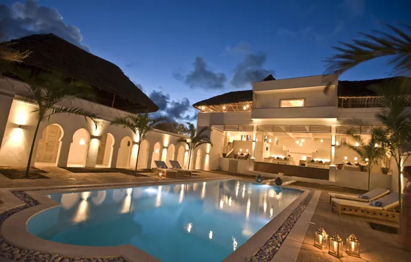 Картинка pool, villa, luxury, Kenya, Watamu, Medina Palms