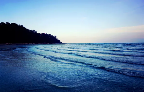 Картинка light, sea, blue, view, malaysia, magnificent, kuantan