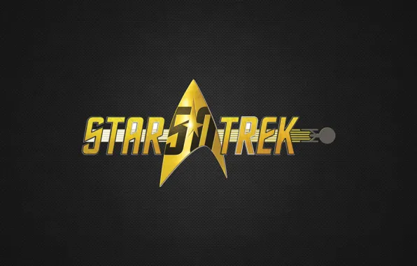 Картинка cinema, logo, Star Trek, texture, movie, film, 50th anniversary