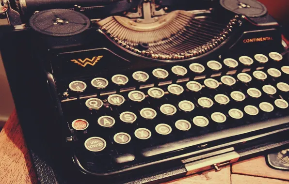 Картинка vintage, style, retro, old, print, typewriter