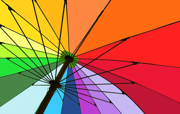 Картинка colors, umbrella, structure