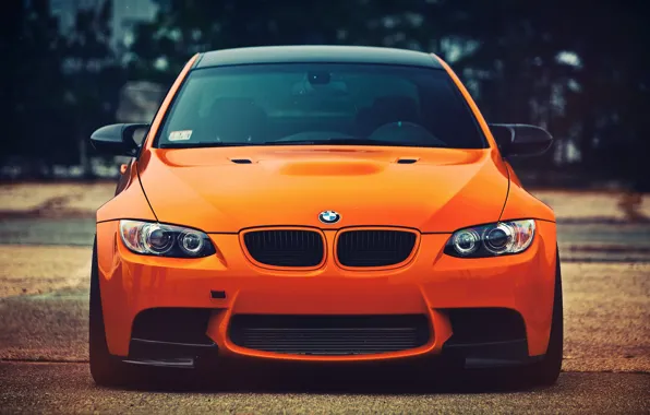 Картинка взгляд, BMW, оранж
