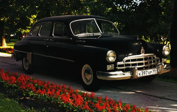 Картинка ретро, СССР, Газ 012 Зим 1950–59