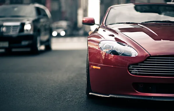 Картинка Aston Martin, Vantage, Style, Blur, Traffic