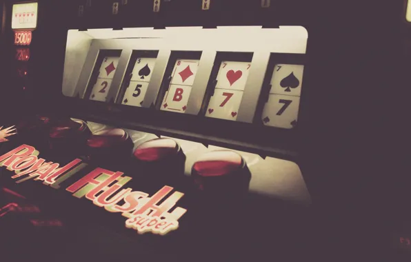 Картинка карты, стиль, кнопки, автомат, game, масти, казино, Las-Vegas, игровой, royal flush