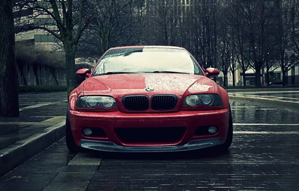 Картинка BMW, Red, Car, IsaaKaRs