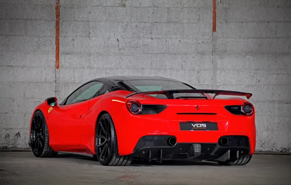 Картинка Ferrari, суперкар, феррари, GTB, 488, VOS Performance