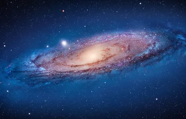 Картинка космос, Andromeda, Galaxy, Туманность Андромеды, Галактика Андромеды