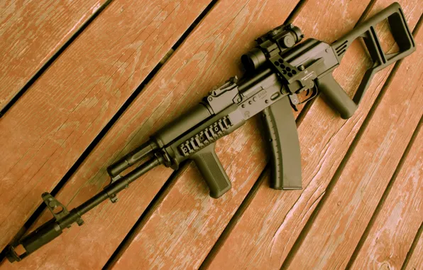 Картинка оружие, фон, автомат, SGL31-61 (AK-74)