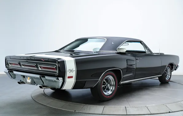 Картинка фон, чёрный, Додж, 1969, Dodge, вид сзади, Coronet, Muscle car, Magnum, Мускул кар, R T, …
