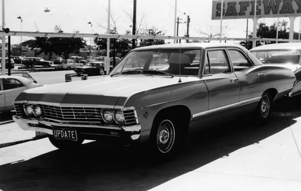 Картинка Chevrolet, Baby, Supernatural, 1967, Impala, Original, Hardtop, Sale, Serial, Buy, Flashback
