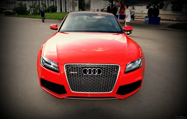 Картинка Audi, красная, RS5