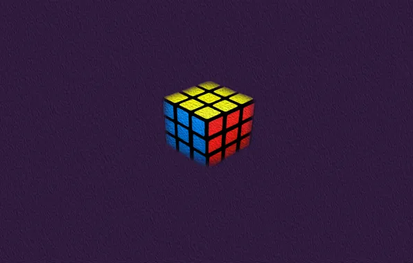 Картинка цвета, минимализм, Фон, кубик рубика