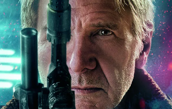 Картинка Star Wars, Light, Action, Fantasy, Fire, Gun, Galaxy, Warrior, The, Eyes, Force, Harrison Ford, EXCLUSIVE, …