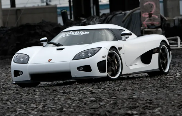 Картинка Koenigsegg, white, CCX
