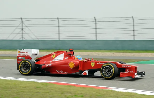 Картинка Формула 1, Ferrari, Fernando Alonso, Фернандо Алонсо, f2012