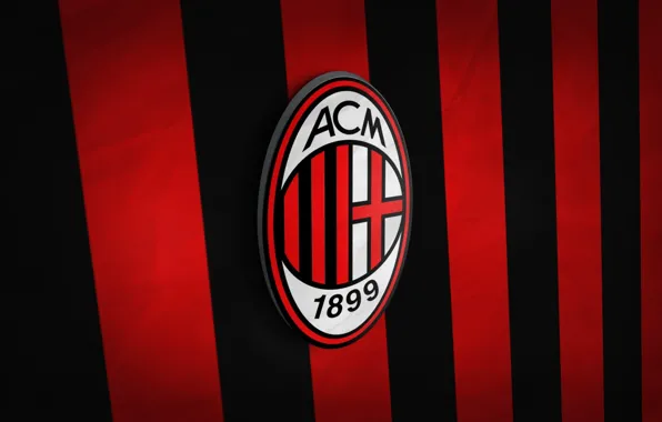 Картинка wallpaper, sport, Italy, football, Serie A, AC Milan, 3D logo