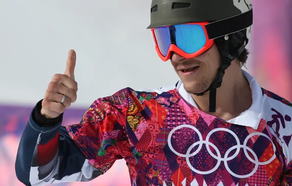 Картинка медаль, Олимпиада, сноубордист, золотая, Сочи 2014, Виктор Уайлд, медалист, двукратный чемпион