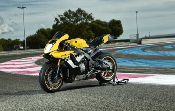 Картинка Yamaha, Moto, Track, Superbike, 2016, Sportbike